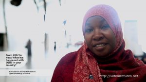Interview with Rania Edrees Adam Mohammad, Open University of Sudan 