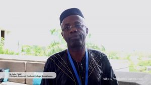 Interview with Dr. Sahr Fillie, Freetown Teachers College 